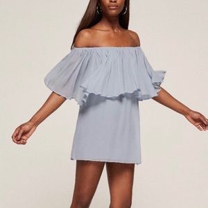 Reformation Charleston Off Shoulder Dress, XS
